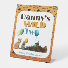 2歳の誕生日おめでとう ウイルドな動物たち