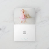 2歳の誕生日おめでとう スイート サンキューカード (内部)