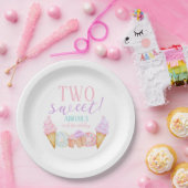 2歳の誕生日おめでとう　スイート ペーパープレート (パーティー)