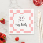 2歳の誕生日おめでとう スタンダードランチョンナプキン (インサイチュ)