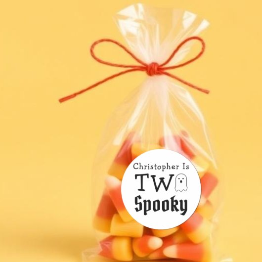 2歳の誕生日おめでとう!ハロウィン仮装 ラウンドシール