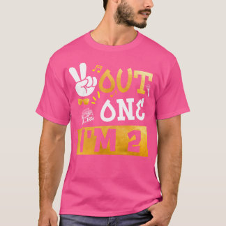 2歳の誕生日おめでとう!ヒップホップB Tシャツ