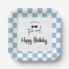 2歳の誕生日おめでとう ペーパープレート