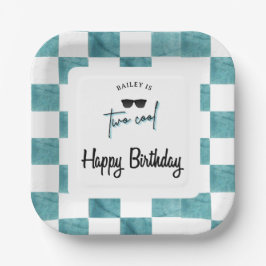 2歳の誕生日おめでとう ペーパープレート