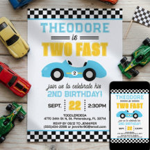 2歳の誕生日おめでとう！レーサー坊や