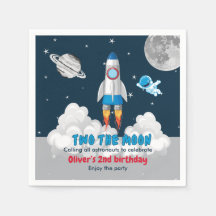 2歳の誕生日おめでとう！少年宇宙ロケット