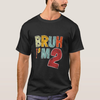 2歳の誕生日おめでとう！男の子 女の子へのギフト Tシャツ