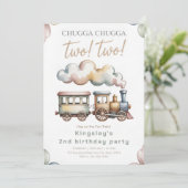 2歳の誕生日おめでとう Train 招待状 (スタンド正面)