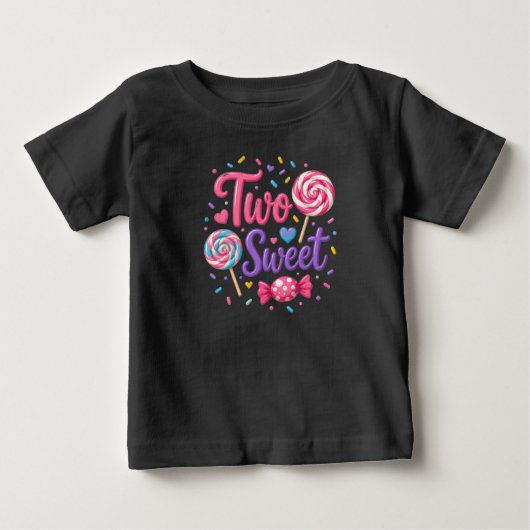 2歳の誕生日おめでとうTシャツ ベビーTシャツ (正面)