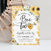 2歳の誕生日お招き状「So Sweet To Bee Two」 招待状