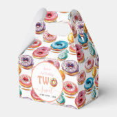 2歳の誕生日お祝いにぴったりな「Two Sweet Donuts」 フェイバーボックス (裏面サイド)
