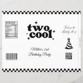 2歳の誕生日お祝いに チップス スナック袋 パーティーファバー Two Cool (正面)