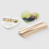 2歳の誕生日に野生のサファリの動物のジャングルの写真 ハンドファン (組立なし)