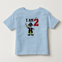 2歳の誕生日の少年 トドラーTシャツ
