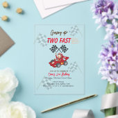 2歳の誕生日を早く迎える アクリル招待状 (インサイチュ (ウェディング))