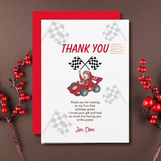 2歳の誕生日を早く迎える サンキューカード