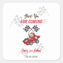 2歳の誕生日を早く迎える スクエアシール