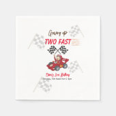 2歳の誕生日を早く迎える スタンダードカクテルナプキン (正面)