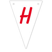 2歳の誕生日を早く迎える バンティングフラッグ (第2の旗)