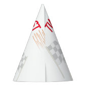 2歳の誕生日を早く迎える パーティーハット (裏面)