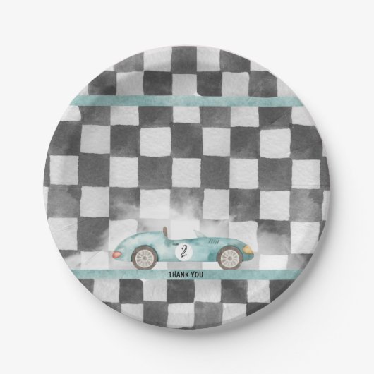 2歳の誕生日を早く迎える ペーパープレート (正面)