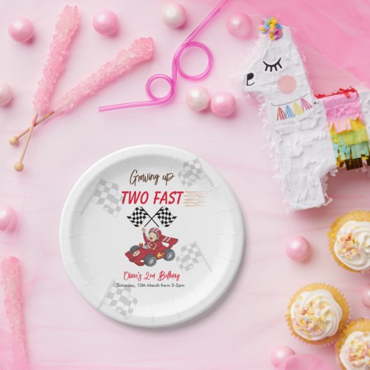 2歳の誕生日を早く迎える ペーパープレート (パーティー)