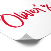 2歳の誕生日を早く迎える ポスター (角)