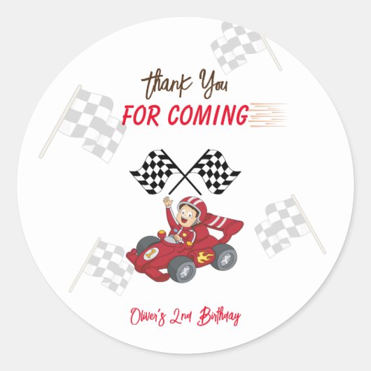 2歳の誕生日を早く迎える ラウンドシール (正面)