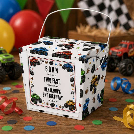 2歳の誕生日を迎えたTwo Fastモンスタートラック フェイバーボックス