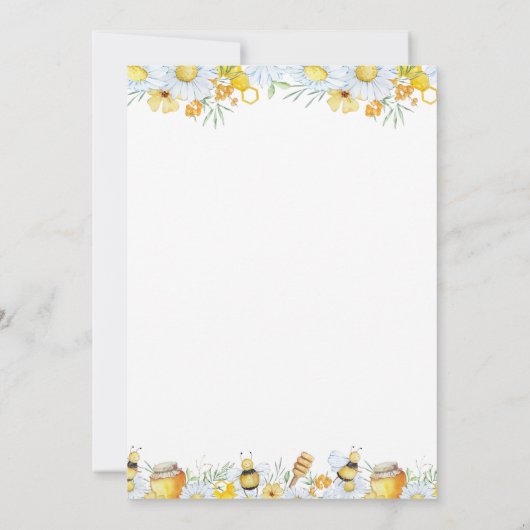 2歳の誕生日を迎えるのはとても甘い 招待状 (裏面)