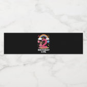 2歳の誕生日ガールカワイイ2歳の誕生日 ペットボトルラベル (シングルラベル)