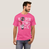 2歳の誕生日ギター誕生2ロックンロールBdayお誕生日おめでとう Tシャツ (正面フル)