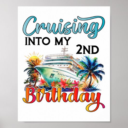 2歳の誕生日クルーズ旅行へ出航 ポスター (正面)