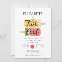 2歳の誕生日サマーポップシクルアイスパーティー