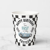 2歳の誕生日パーティーに!レーシングカーブラザーズ 紙コップ (裏面)