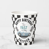 2歳の誕生日パーティーに!レーシングカーブラザーズ 紙コップ (正面)