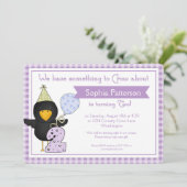 2歳の誕生日パーティーの招待状 バースデークロウ 招待状 (スタンド正面)