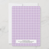 2歳の誕生日パーティーの招待状 バースデークロウ 招待状 (裏面)