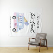 2歳の誕生日パーティー フォトブース 背景 二度と甘い タペストリー (インサイチュ(横))