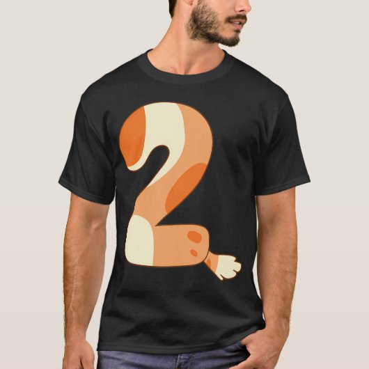 2歳の誕生日ビンゴ! Tシャツ (正面)