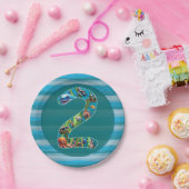 2歳の誕生日ペーパープレート ペーパープレート (パーティー)