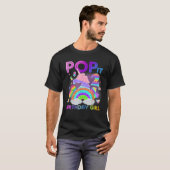 2歳の誕生日ユニコーンFidgetポップ・アートの It誕生日ガール2 Tシャツ (正面フル)