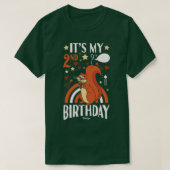 2歳の誕生日リス Tシャツ (デザイン正面)
