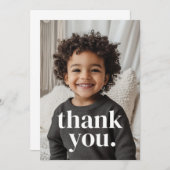 2歳の誕生日写真 - 2 サンキューカード (正面/裏面)