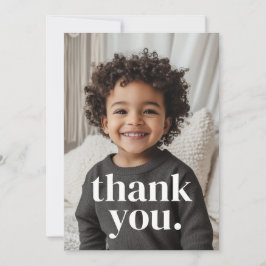 2歳の誕生日写真 - 2 サンキューカード