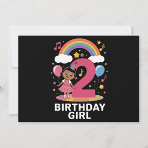 2歳の誕生日女の子 かわいい 2歳の誕生日 招待状