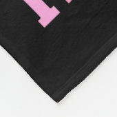 2歳の誕生日悪い子チェック柄 フリースブランケット (角)