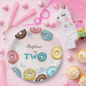 2歳の誕生日紙プレート ペーパープレート (パーティー)