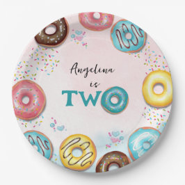 2歳の誕生日紙プレート ペーパープレート