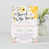 2歳の誕生日 おめでとう 招待状 (スタンド正面)